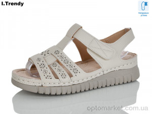 Босоніжки жіночі G108-1 Trendy бежевий  оптом от Optomarket