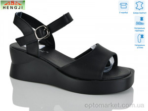 Босоніжки жіночі G128-1 Hengji чорний  оптом от Optomarket