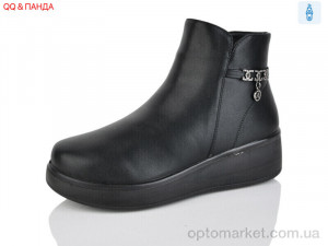Черевики жіночі G16-1 QQ&Панда чорний  оптом от Optomarket