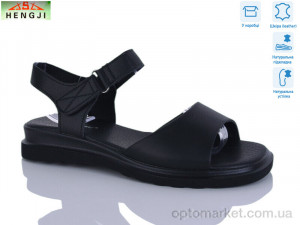 Босоніжки жіночі G162-1 Hengji чорний оптом от Optomarket