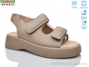 Босоніжки жіночі G185-2 Hengji бежевий оптом от Optomarket