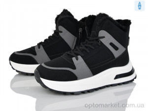 Черевики жіночі G23-1 Baolikang чорний  оптом от Optomarket