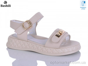 Босоніжки дитячі G5502-A11-1 Башили бежевий  оптом от Optomarket