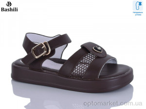 Босоніжки дитячі G5507-20 Башили коричневий оптом от Optomarket