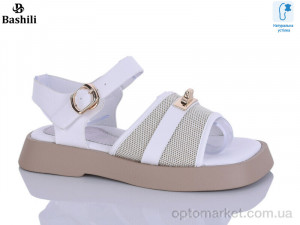 Босоніжки дитячі G5511-1 Башили білий оптом от Optomarket