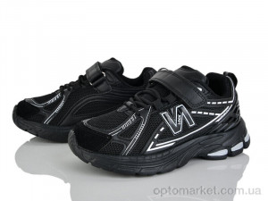 Кросівки дитячі G601-3A Kim Up чорний  оптом от Optomarket