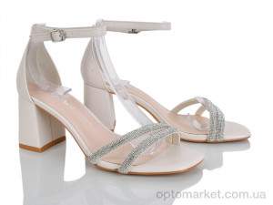 Босоніжки жіночі G606-3 Lemon бежевий оптом от Optomarket