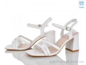 Босоніжки жіночі G613-3 Lemon білий  оптом от Optomarket