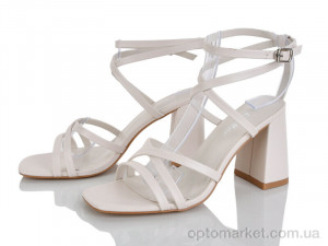 Босоніжки жіночі G618-2 Lemon бежевий оптом от Optomarket