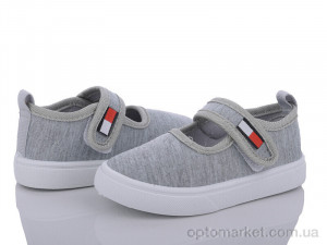 Капці дитячі G65-4 Blue Rama сірий  оптом от Optomarket