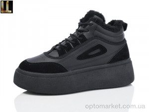 Кросівки жіночі G650-1 Lilin чорний  оптом от Optomarket