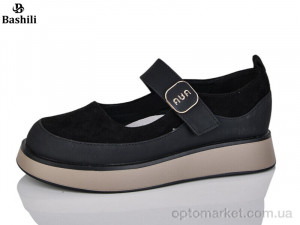 Туфлі дитячі G6502-2 Башили чорний  оптом от Optomarket