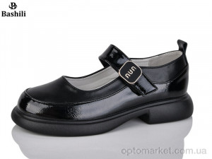 Туфлі дитячі G6504-23 Башили чорний  оптом от Optomarket