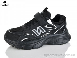 Кросівки дитячі G6510-2 Башили чорний оптом от Optomarket