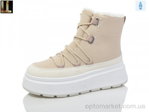 Черевики жіночі G677-7 Lilin бежевий  оптом от Optomarket