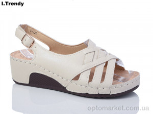 Босоніжки жіночі G77-1 Trendy бежевий  оптом от Optomarket