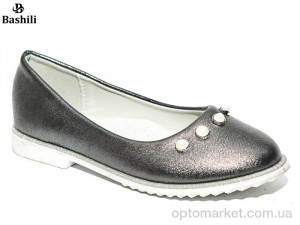 Туфлі дитячі G8122-2 Башили срібний  оптом от Optomarket