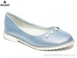 Туфлі дитячі G8122-3 Башили блакитний  оптом от Optomarket