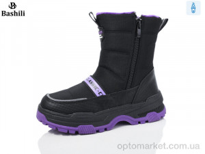 Черевики дитячі G93A22-220 льодоступ Башили чорний  оптом от Optomarket