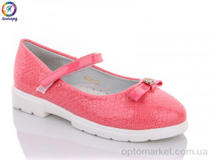 Туфлі дитячі GB21-18 Леопард рожевий  оптом от Optomarket