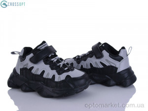 Кросівки дитячі GC50-1 black Apawwa сірий оптом от Optomarket