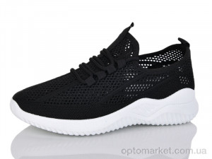 Кросівки жіночі GH69 black Шик-Шок чорний оптом от Optomarket