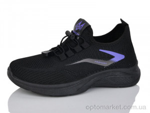 Кросівки жіночі GH88 black Шик-Шок чорний  оптом от Optomarket