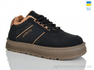 Кросівки жіночі Гіпаніс Ж 5107 чорно-коричневий Gipanis чорний  оптом от Optomarket