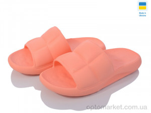 Шльопанці жіночі Гіпаніс Ж63 абрикосовий Gipanis рожевий  оптом от Optomarket