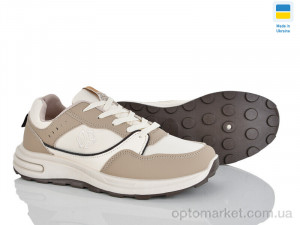 Кросівки жіночі Гіпаніс Ж694 молочний-качи Gipanis бежевий  оптом от Optomarket