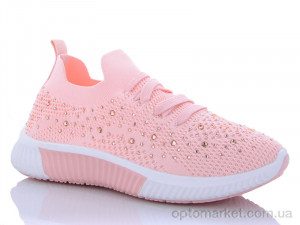 Кросівки жіночі H01-6 YUEMINGZHU рожевий  оптом от Optomarket