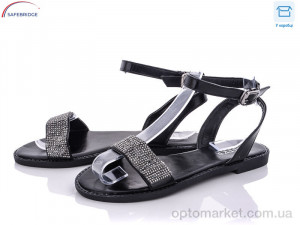 Босоніжки жіночі H08-31 SEEKF чорний  оптом от Optomarket