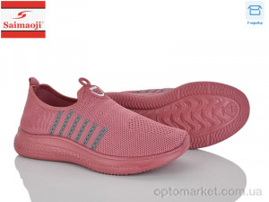 Кросівки жіночі H108-3 Saimaoji рожевий  оптом от Optomarket