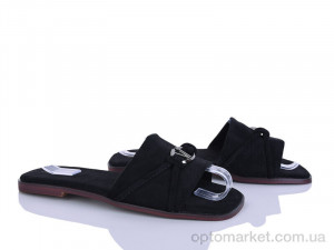 Шльопанці жіночі H121-7 Loretta чорний  оптом от Optomarket