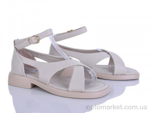 Босоніжки жіночі H125-5 Loretta бежевий  оптом от Optomarket