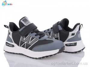 Кросівки дитячі H17-3-1 BBT kids чорний  оптом от Optomarket