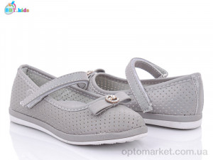 Туфлі дитячі H1752-5 BBT сірий  оптом от Optomarket