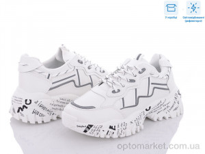 Кросівки жіночі H1825-2 Ougidageni білий  оптом от Optomarket