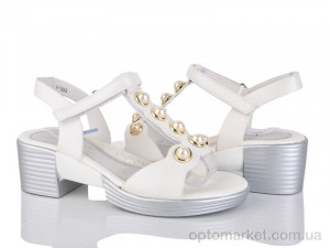 Босоніжки дитячі H1853-1 Y.Top білий  оптом от Optomarket