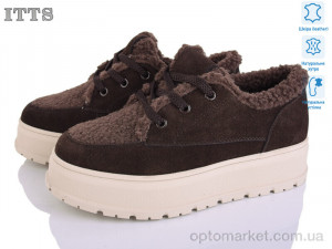 Уги жіночі H2025-41 ITTS коричневий  оптом от Optomarket