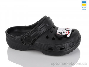 Крокси дитячі H3 чорний Cross чорний  оптом от Optomarket