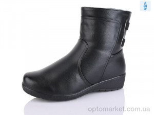 Черевики жіночі H35-X батал Коронате чорний  оптом от Optomarket
