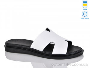 Шльопанці жіночі H505 б. к. Sali білий  оптом от Optomarket