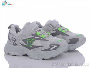 Кросівки дитячі H53-3-3 BBT kids сірий оптом от Optomarket