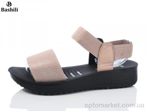 Босоніжки жіночі H53A07-9 Башили бежевий  оптом от Optomarket