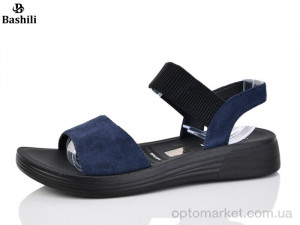 Босоніжки жіночі H53A17-0 Башили синій  оптом от Optomarket