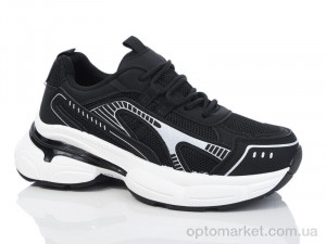 Кросівки жіночі H55-12 Xifa чорний  оптом от Optomarket