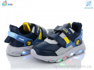 Кросівки дитячі H5767-3 LED bbt.kids синій  оптом от Optomarket