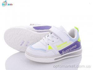 Кросівки дитячі H6116-3 bbt.kids білий  оптом от Optomarket