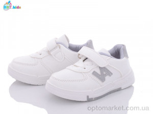 Кросівки дитячі H6153-5 BBT kids білий  оптом от Optomarket